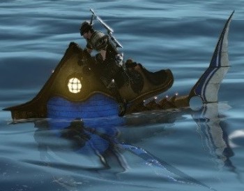 синяя подводная лодка archeage